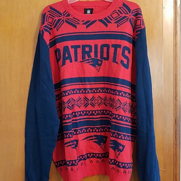 NFL Sweaters Nwt Nfl Team Apparel Patriots Crew Neck Sweater Poshmark